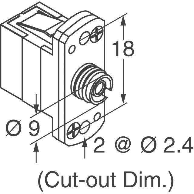 HSCJ-HRFCJ-C(40) Hirose Electric Co Ltd  Adaptateurs de connecteurs à fibre optique